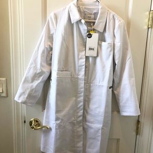 FIGS white lab coat